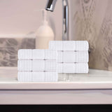 Napa Zero Twist Cotton Solid Waffle Honeycomb Hand Towel Set of 6 - Towel Set by Superior