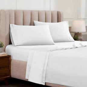 Egyptian Cotton 1500 Thread Count Eco Friendly Solid Sheet Set