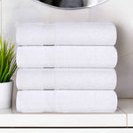 Cotton Highly Absorbent Eco-Friendly Quick Dry 4 Piece Bath Towel Set - Bath Towel by Superior