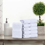 Madison Egyptian Cotton Pile Plush Heavyweight Face Towel Set of 6 - Face Towel by Superior