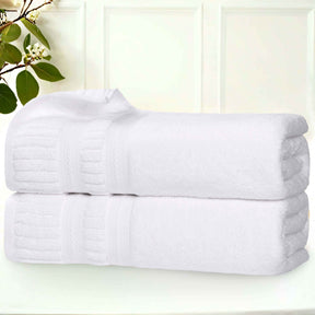 Venice Zero Twist Cotton Medium Weight Soft Bath Towels, Set of 2