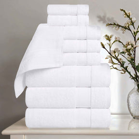 Belmont Zero Twist Cotton Medium Weight 9 Piece Towel Set