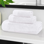 Basketweave Egyptian Cotton Solid 3 Piece Assorted Towel Set - Towel Set by Superior