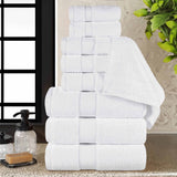 Niles Egyptian Giza Cotton Plush Heavyweight Soft 9 Piece Towel Set - Towel Set by Superior