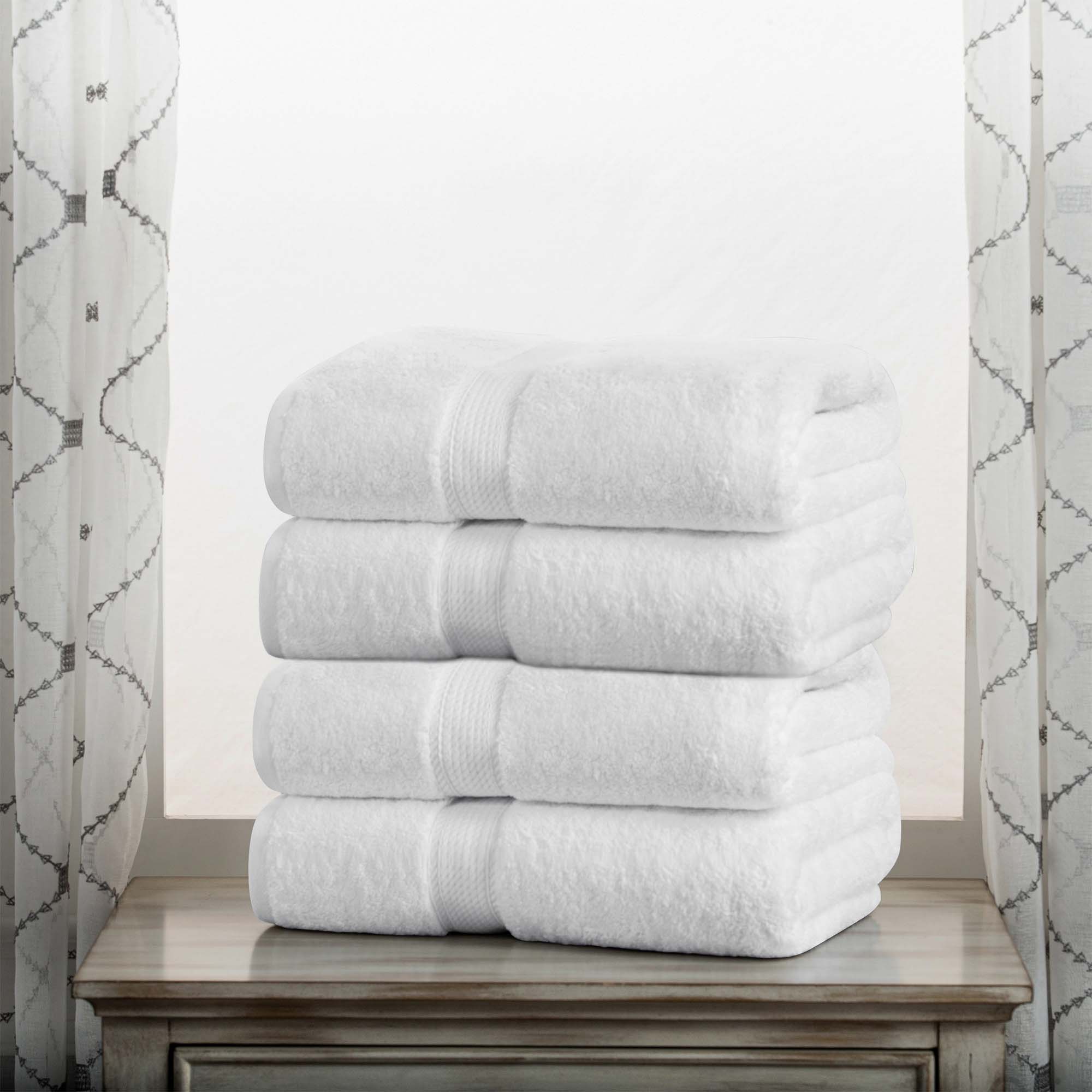 Madison Egyptian Cotton Pile Heavyweight 4 Piece Bath Towel Set - Bath Towel by Superior