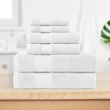 Turkish Cotton Highly Absorbent Solid 6 Piece Towel Set - Towel Set by Superior