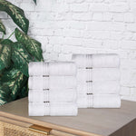 Heritage Egyptian Cotton Plush Luxury Hand Towel Set of 8 - Hand Towel by Superior