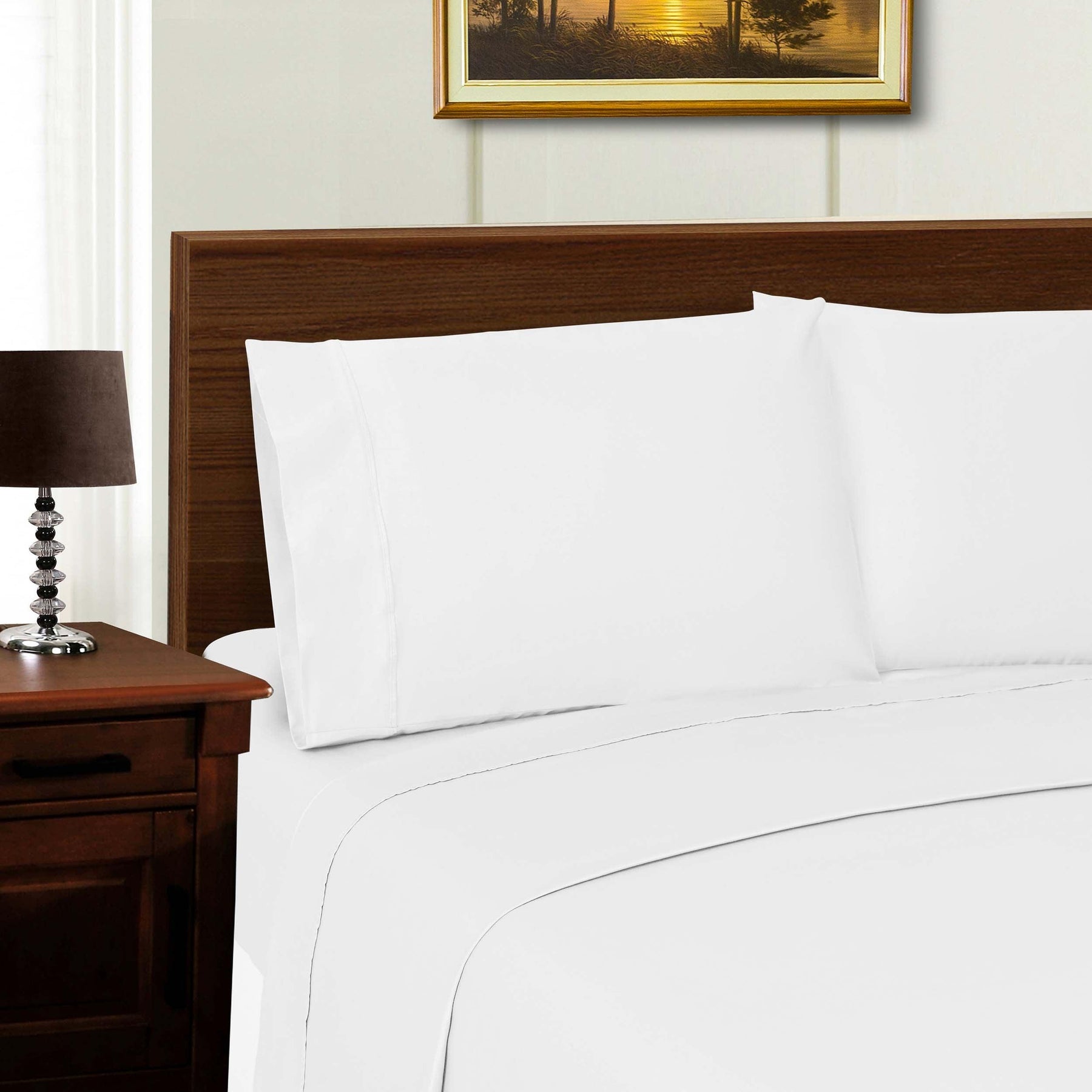 600 Thread Count Wrinkle Resistant Pillowcase Set - by Superior - Superior 