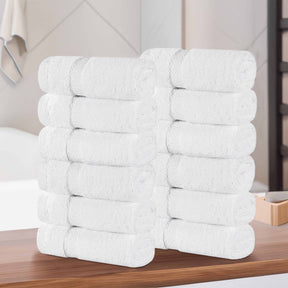 Niles Egyptian Giza Cotton Plush Heavyweight Soft 12 Piece Towel Set