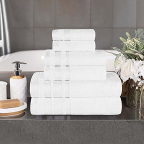 Hays Cotton Medium Weight 6 Piece Assorted Bathroom Towel Set