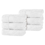 Atlas Cotton Plush Absorbent Heavyweight Luxury Hand Towel Set of 6 - Hand Towel Set by Superior