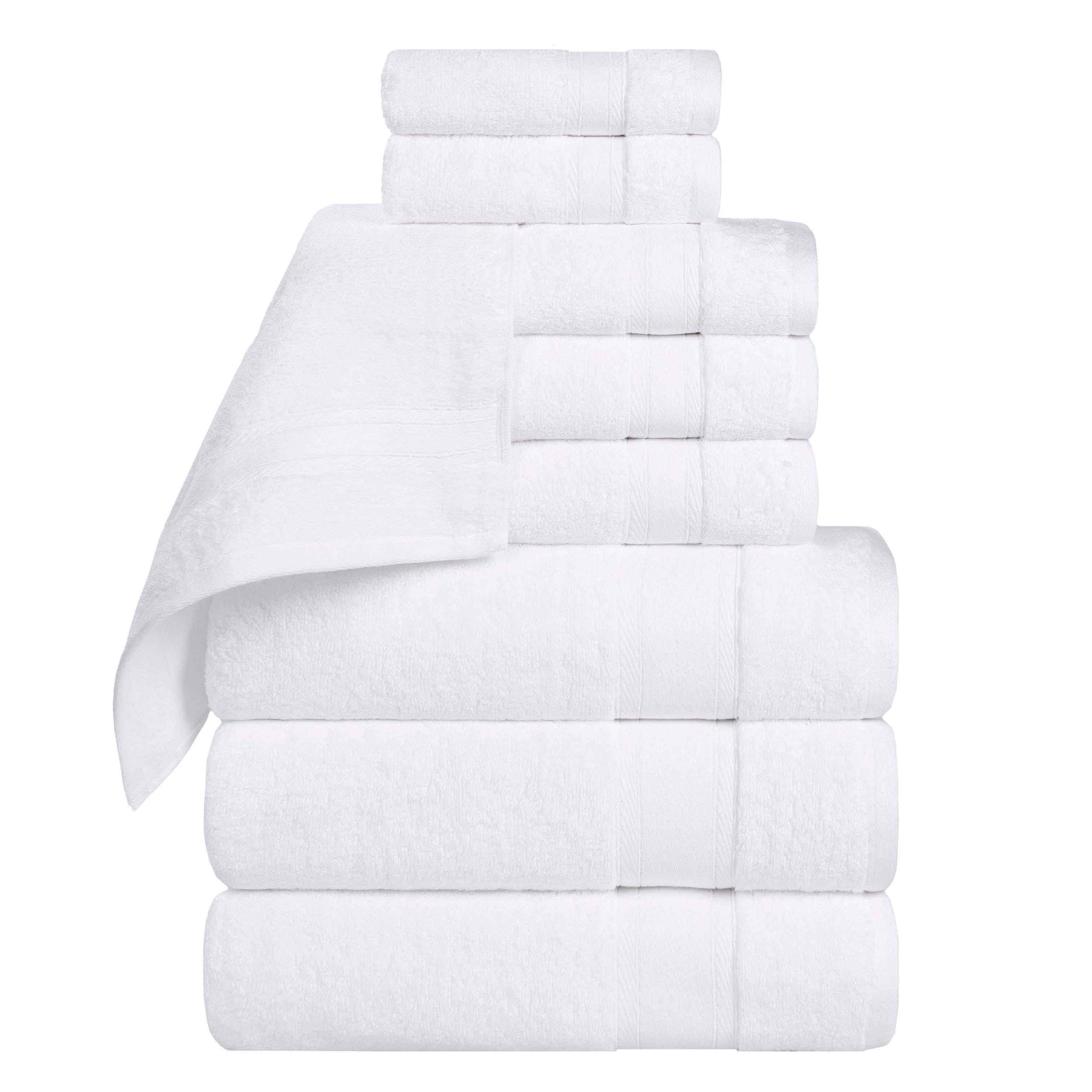 Belmont Zero Twist Cotton Medium Weight 9 Piece Towel Set