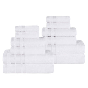 Hays Cotton Medium Weight 12 Piece Assorted Bathroom Towel Set