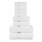 Niles Egyptian Giza Cotton Plush Heavyweight Soft 8 Piece Towel Set - Towel Set by Superior