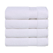 Aria Turkish Cotton Heavyweight Solid Absorbent Bath Towel Set of 4