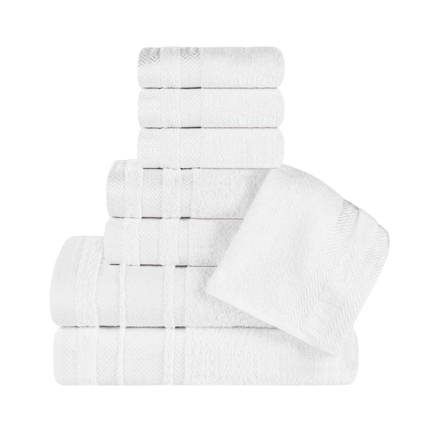 Hays Cotton Medium Weight 8 Piece Assorted Bathroom Towel Set