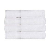 Heritage Egyptian Cotton Plush Absorbent Luxury Bath Towel Set of 4