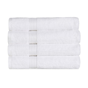 Heritage Egyptian Cotton Plush Absorbent Luxury Bath Towel Set of 4