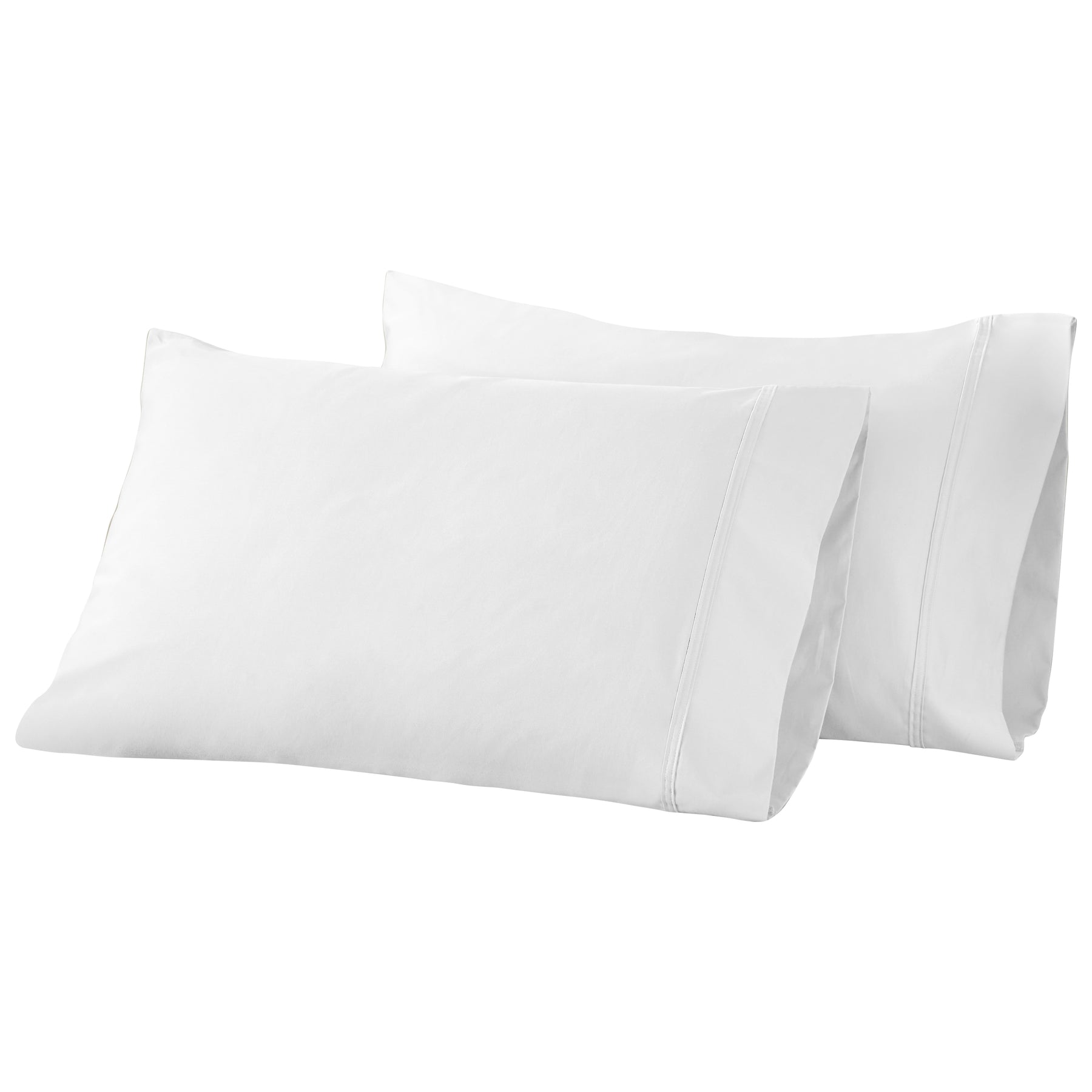 Egyptian Cotton 850 Thread Count Solid Luxury Pillowcases, Set of 2 - White