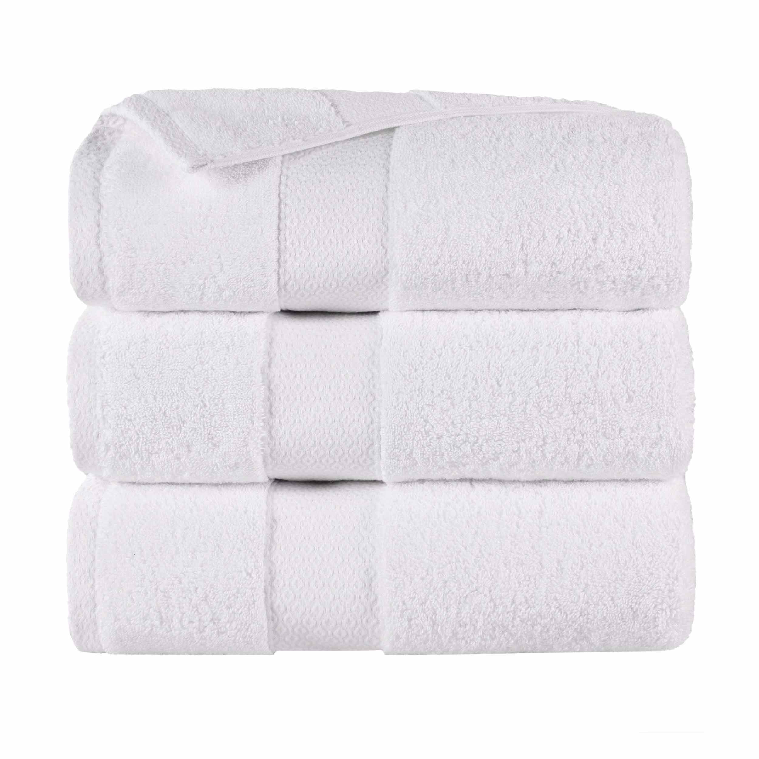 Niles Egyptian Giza Cotton Plush Thick Absorbent Bath Towel Set of 3 - Bath Towel by Superior