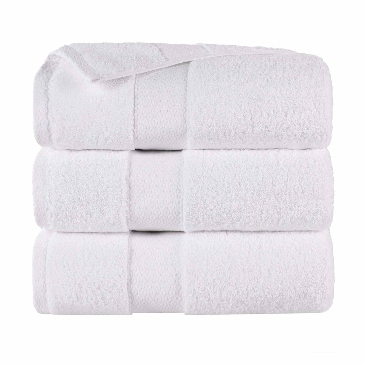 Niles Egyptian Giza Cotton Plush Thick Absorbent Bath Towel Set of 3