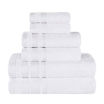 Hays Cotton Medium Weight 6 Piece Assorted Bathroom Towel Set - Towel Set by Superior