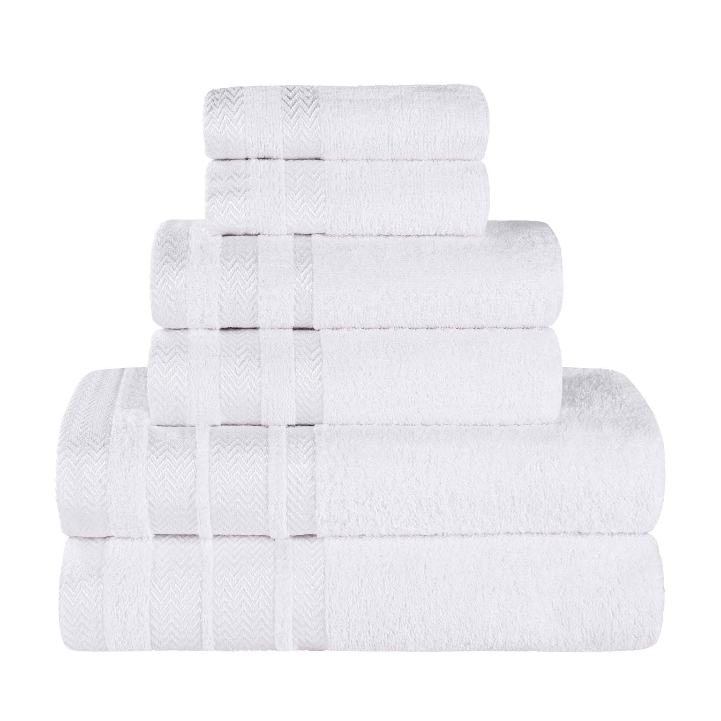 Hays Cotton Medium Weight 6 Piece Assorted Bathroom Towel Set - Towel Set by Superior