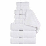 Niles Egyptian Giza Cotton Plush Heavyweight Soft 9 Piece Towel Set - Towel Set by Superior