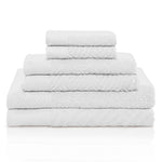 Basketweave Jacquard and Solid 6 Piece Egyptian Cotton Towel Set - Towel Set by Superior