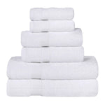 6 Piece Cotton Eco-Friendly Soft Absorbent Towel Set - Towel Set by Superior