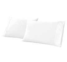 Gina Organic Cotton 300 Thread Count Percale Pillowcases, Set of 2 - Pillowcases by Superior - Superior 