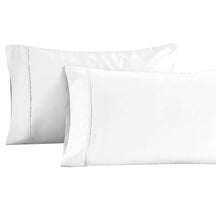 Cotton Blend Solid Pillowcases, Set of 2