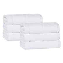 Mile Smart Twist Cotton Medium Weight Solid Hand Towels, Set of 6