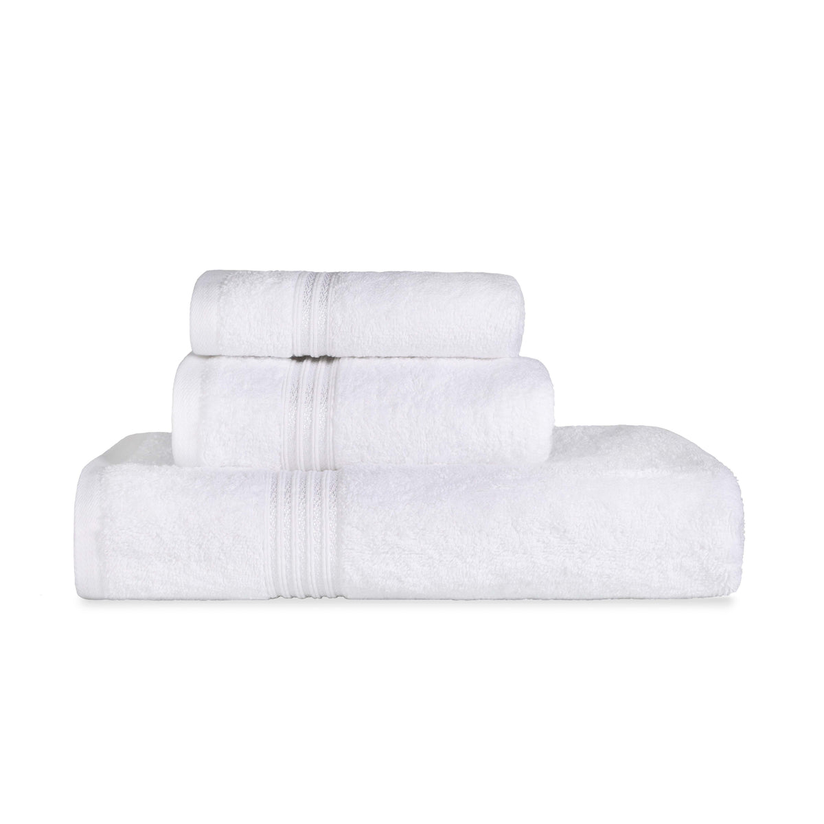 Heritage Egyptian Cotton Plush 3 Piece Absorbent Luxury Towel Set