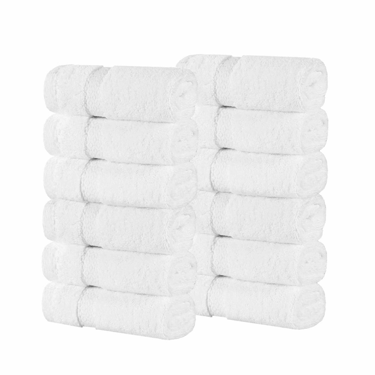 Niles Egyptian Giza Cotton Plush Heavyweight Soft 12 Piece Towel Set