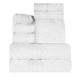 Atlas Cotton Plush Absorbent Heavyweight 8 Piece Towel Set - Towel Set by Superior