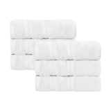 Smart Dry Zero Twist Cotton Medium Weight Hand Towels, Set of 6 - Hand Towel Set by Superior