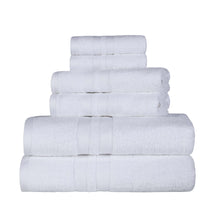 Ultra Soft Cotton Absorbent Solid Assorted 6 Piece Towel Set