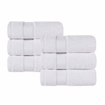 Niles Egyptian Giza Cotton Plush Thick Absorbent Hand Towel Set of 6