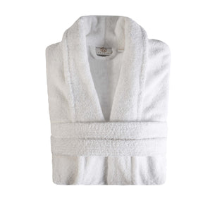 Classic Women's Bath Robe Turkish Cotton Bathrobe with Adjustable Belt