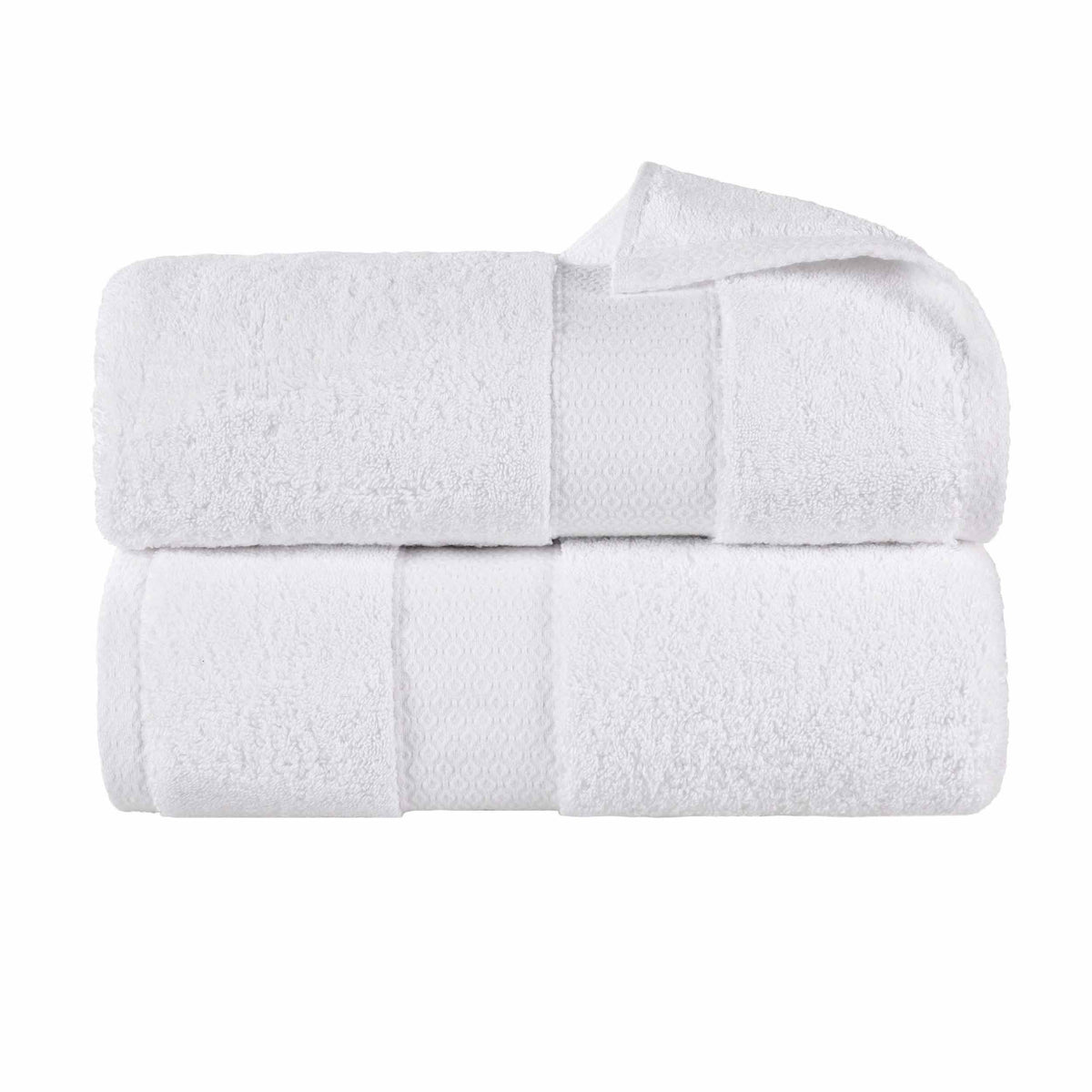 Niles Egyptian Giza Cotton Plush Thick Absorbent Bath Sheet Set of 2