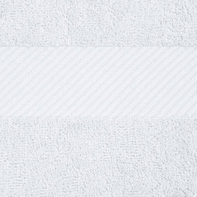 Egyptian Cotton Dobby Border Medium Weight 4 Piece Bath Towel Set - Bath Towel by Superior - Superior 