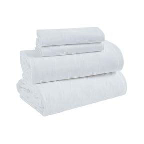 Rome Flannel Cotton Solid Deep Pocket Fuzzy Warm Sheet Set