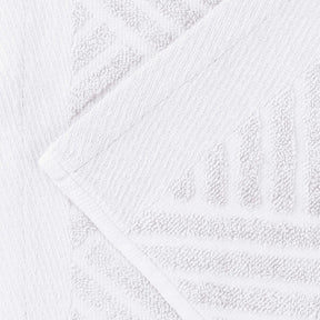 Basketweave Egyptian Cotton Jacquard 3 Piece Assorted Towel Set - Towel Set by Superior - Superior 