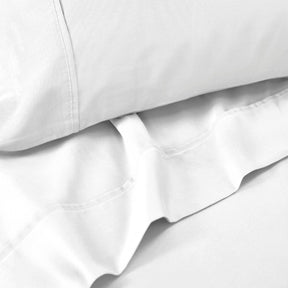 Cotton Blend Solid Pillowcases, Set of 2