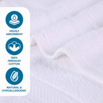 Chevron Zero Twist Solid Soft Absorbent Cotton 3 Piece Towel Set - Towel Set by Superior