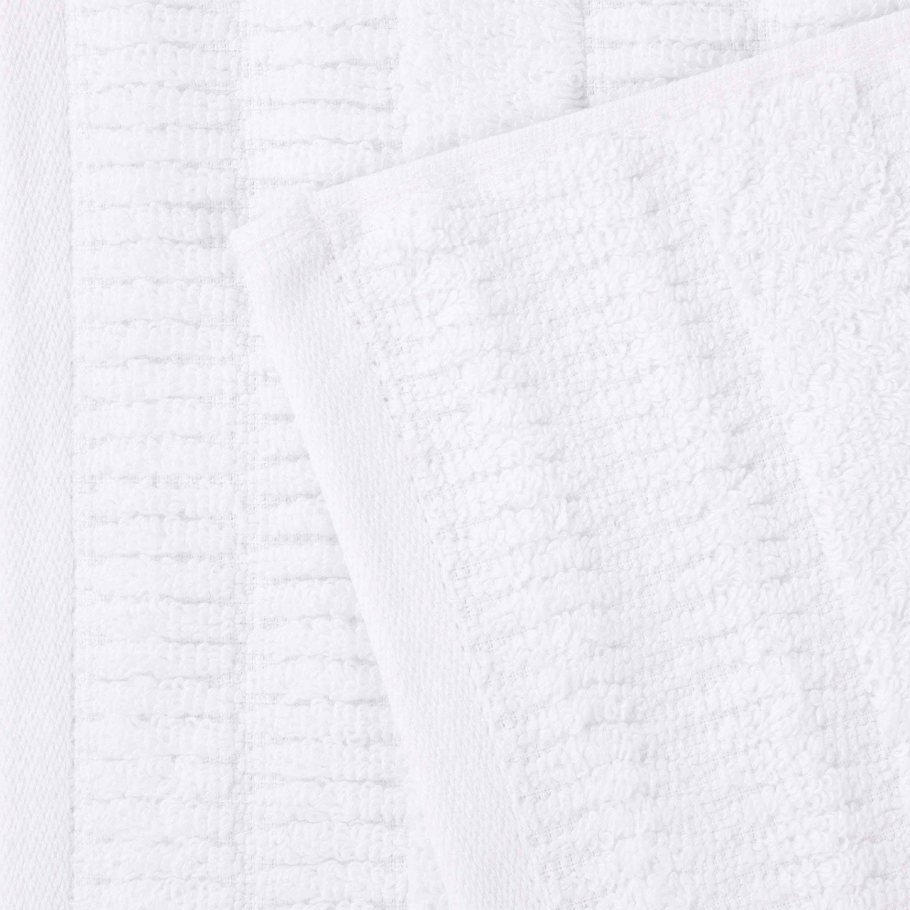 Mika Smart Twist Cotton Solid Textured Ribbed 3 Piece Towel Set