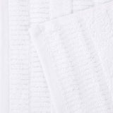 Mika Smart Twist Cotton Solid Textured Ribbed Bath Sheets, Set of 2 - Bath Sheet by Superior