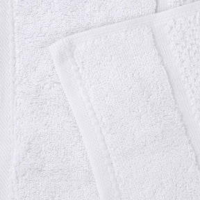 Mile Smart Twist Cotton Solid Face Towels Washcloths, Set of 12