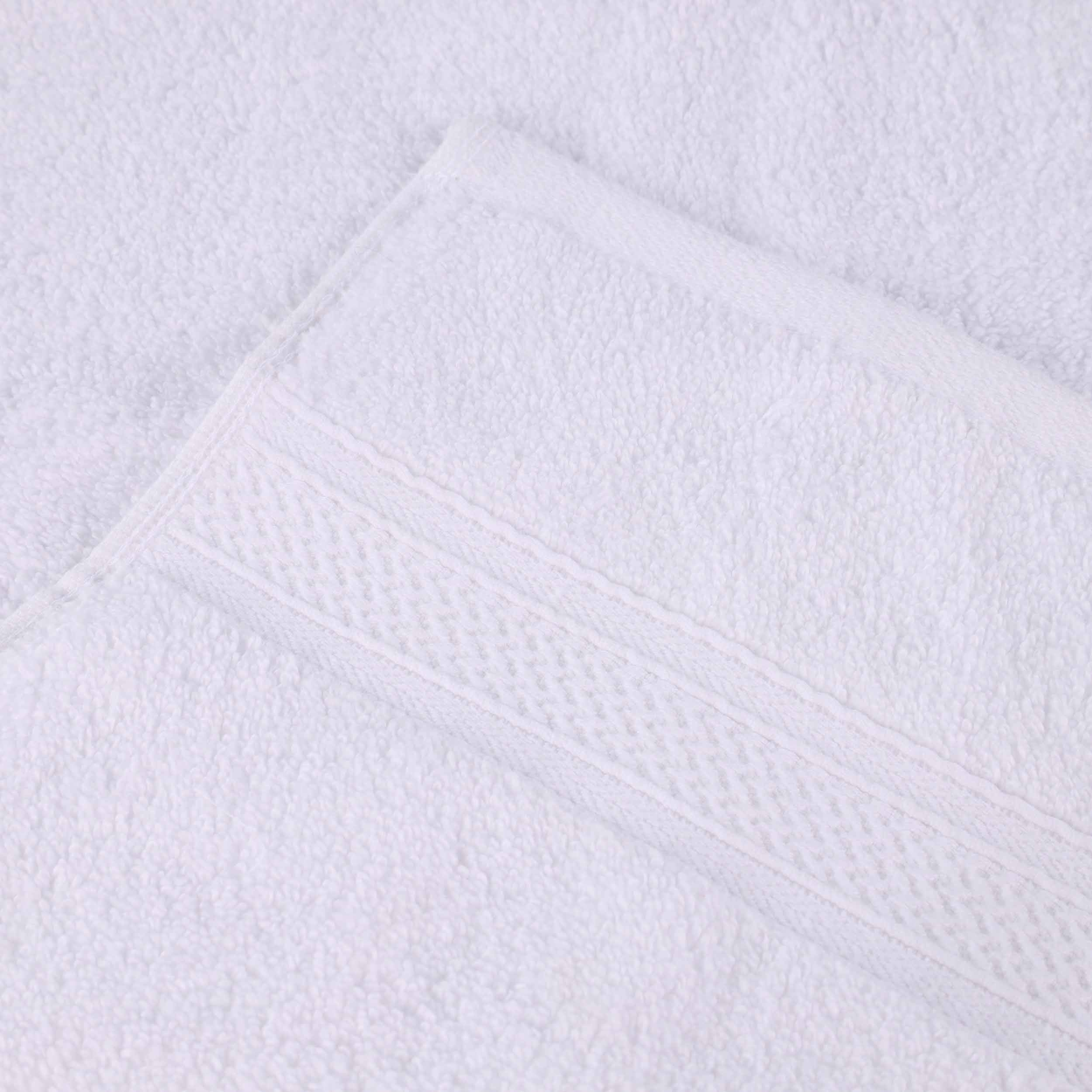 Chevron Zero Twist Solid Soft Absorbent Cotton 3 Piece Towel Set - Towel Set by Superior